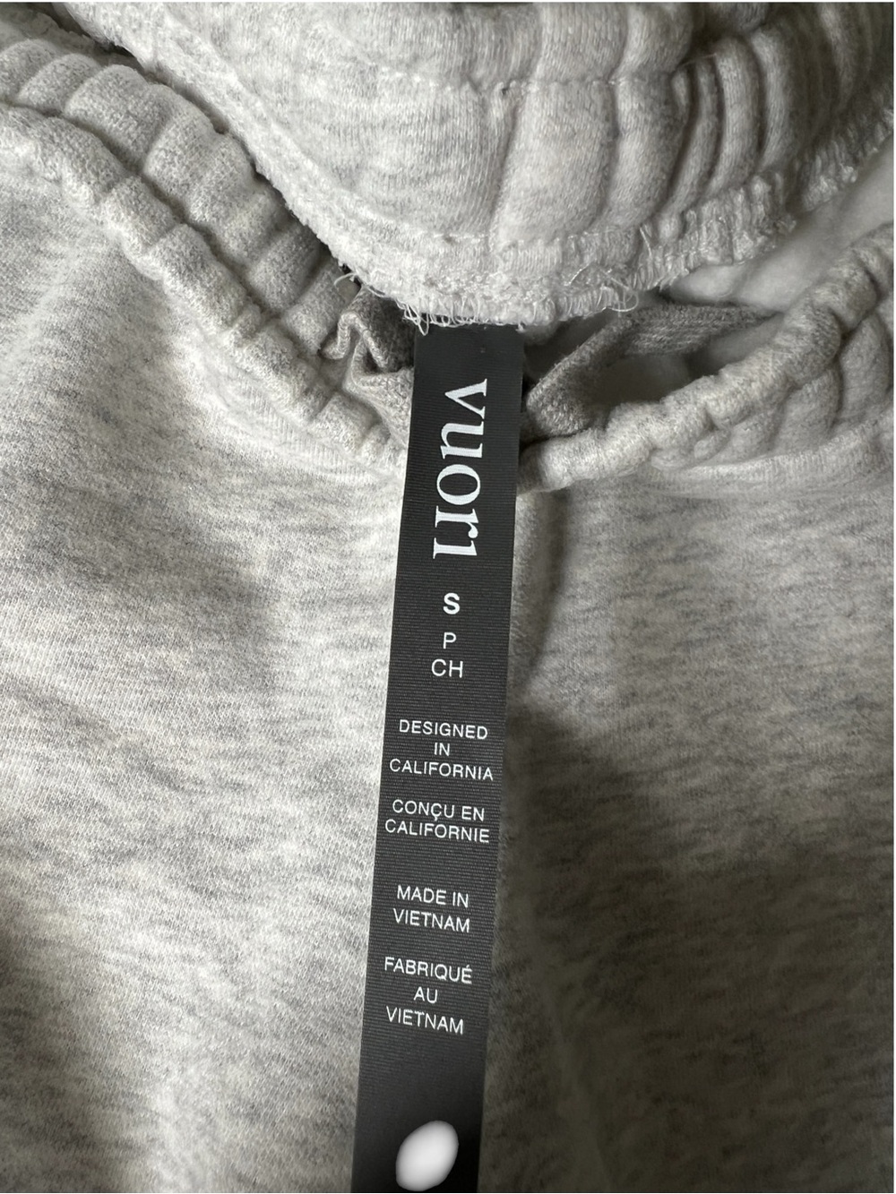 Vuori Restore Classic Sweatpant Pale Heather Grey Size Small - Picture 2 of 7